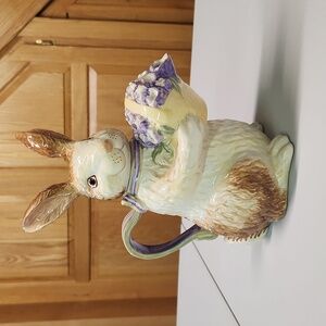 Longaberger Rabbit Teapot